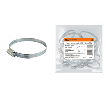 Хомут червячный, d 90-110 мм TDM