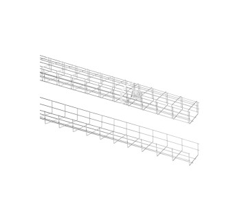 Лоток проволочный 80х150х3000-3,8 мм TDM