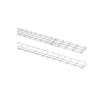 Лоток проволочный 30х150х3000-3,8 мм TDM