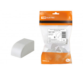 Заглушка кабельной трассы КМЗ 25х16 (4 шт./комп.) TDM