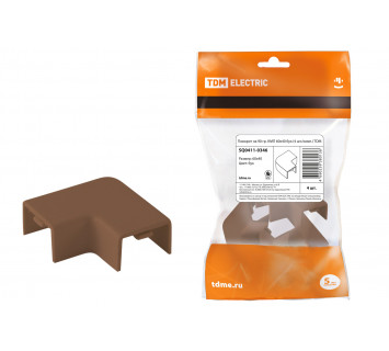 Поворот на 90 гр. КМП 60x40 бук (4 шт./комп.) TDM