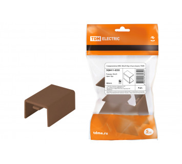 Соединитель КМС 40x25 бук (4 шт./комп.) TDM
