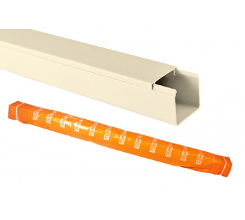 Кабель-канал 25х25 слоновая кость (50м) TDM