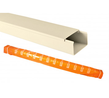 Кабель-канал 40х25 слоновая кость (40м) TDM