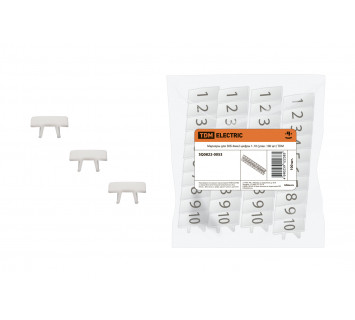 Маркеры для ЗКБ 4мм2 цифры 1-10 (упак. 100 шт.) TDM