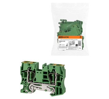 Зажим клеммный безвинтовой (ЗКБ) PEN 10мм2 TDM