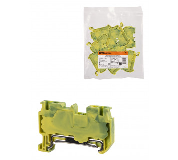 Зажим клеммный безвинтовой ЗКБ PEN быстрого зажима 4 мм2 (Ph-C PT 4-PE) TDM