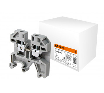 Зажим наборный ЗНИ-2,5мм2 (JXB25А) серый TDM