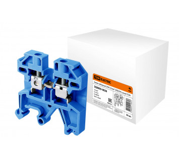 Зажим наборный ЗНИ-2,5мм2 (JXB25А) синий TDM