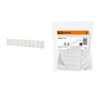 Маркировка (без нумерации) для клемм ЗНН-1,5мм2 (Ph-C ZB 4) TDM