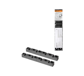 Изолятор шинный плоский ИШП 4П для шин 10 мм, длина 264 мм, межшинное расстояние 70 мм TDM