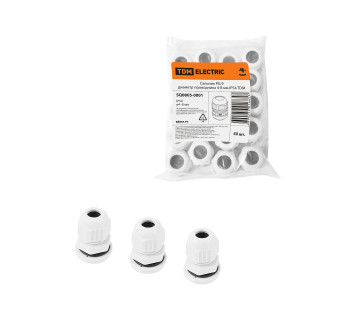 Сальник PG 9 диаметр проводника 4-8 мм IP54 TDM