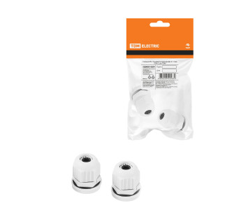 Сальник PG 16 IP54 в инд. упак. по 2 шт. TDM