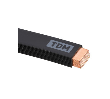 Шина медная гибкая изолированная ШМГ 10х(120х1), 2м, TDM