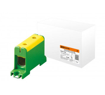 Клемма вводная силовая КВС 16-95 кв.мм. желтая/зеленая TDM