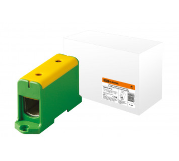 Клемма вводная силовая КВС 35-240 кв.мм. желтая/зеленая TDM