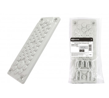 Кабельный ввод мембранный КВМ-50, ТЭП, RAL7035, IP66, 50 вводов TDM