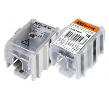 Распределительный блок проходной РБП 35 (1х35 - 4х6 мм2) 125/50 А TDM