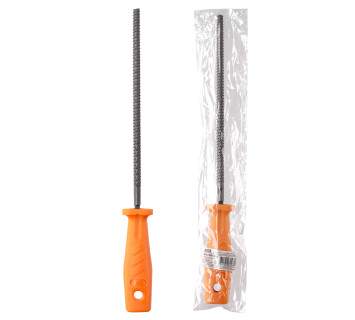 Рашпиль круглый длина 200 мм, пластиковая рукоятка 