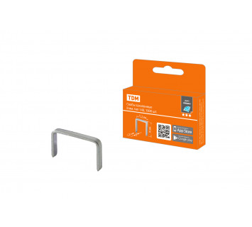 Скобы закаленные 8 мм, тип 140, 1000 шт, 