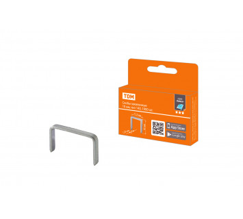 Скобы закаленные 10 мм, тип 140, 1000 шт, 