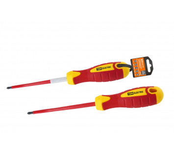 Отвертка крестовая диэлектрическая тип PH2x100, серия «ЭкспертЭлектрик» TDM