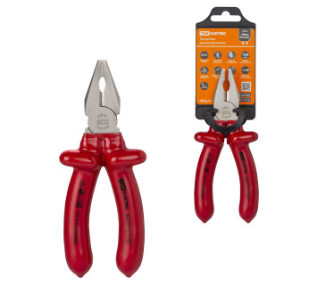 Пассатижи диэлектрические, 160 мм, 1000 В, CR-V, «ПрофиЭлектрик» TDM