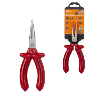 Круглогубцы диэлектрические, 160 мм, 1000 В, CR-V, «ПрофиЭлектрик» TDM