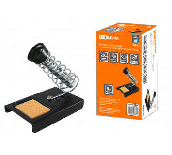 Подставка под паяльник ПС (спиральная), с губкой для очистки жала 