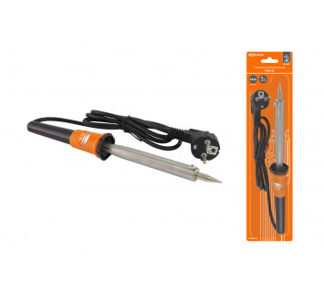 Паяльник ПЭК-42, 42 Вт, 230В, керам. ТЭН, долговечное жало с заземл., прорезин. ручка, 