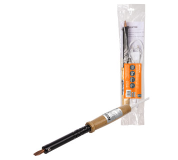 Паяльник ПД-100, ЭПСН, мощность 100 Вт, 230 В, деревянная ручка, плоское жало, 