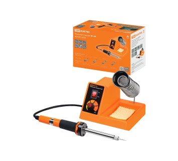 Паяльная станция ПС-48, 2-48Вт, 230В, 160-500С, керамический ТЭН, 4 жала в компл., регулятор, Алмаз