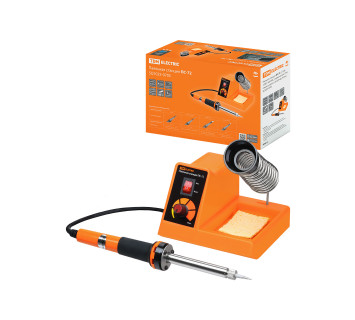 Паяльная станция ПС-72, 2-72Вт, 230В, 160-500С, керамический ТЭН, 4 жала в компл., регулятор, Алмаз