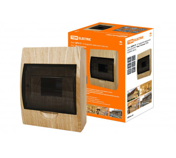 Бокс ЩРН-П-6 модулей навесной пластик IP41 