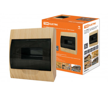 Бокс ЩРН-П-8 модулей навесной пластик IP41 