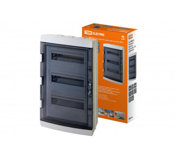 Бокс ЩРН-П-36 модулей навесной пластик IP65 TDM