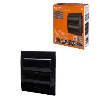 Бокс ЩРВ-П-24 модуля встраиваемый пластик IP41, Антрацит TDM