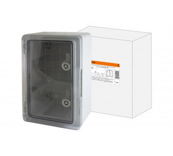 Бокс пластиковый ЩМП-0-5, прозр., крышка ABS, IP65, -45 до +75 С, навесной, (500x400x240) TDM