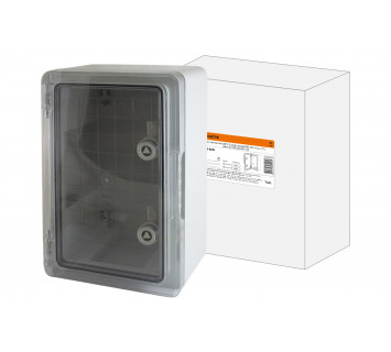 Бокс пластиковый ЩМП-0-8, прозр., крышка ABS, IP65, -45 до +75 С, навесной, (700x500x250) TDM