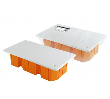 Распаячная коробка СП 172х96х45мм, крышка, IP20, инд. штрихкод, TDM