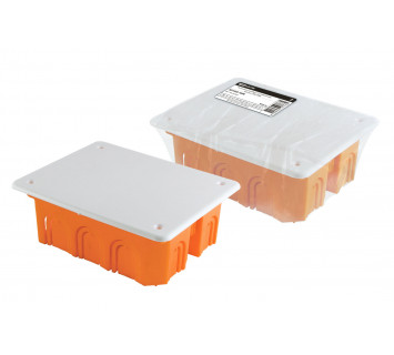 Распаячная коробка СП 120х92х45мм, крышка, IP20, инд. штрихкод, TDM