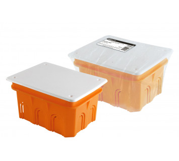 Распаячная коробка СП 120х92х70мм, крышка, IP20, инд. штрихкод, TDM