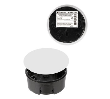 Монтажная коробка У192 СП D102х30 мм, крышка, IP20, инд. штрихкод TDM