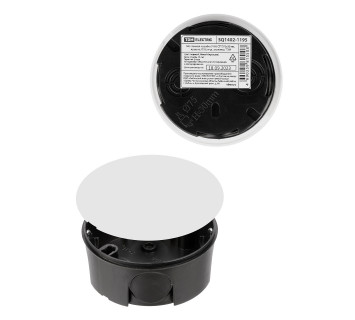 Монтажная коробка У195 СП D75х30 мм, крышка, IP20, инд. штрихкод TDM