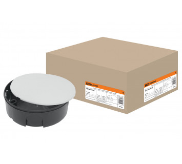 Монтажная коробка У192 СП D102х30мм, крышка, TDM