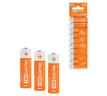 Элемент питания LR6 AA Alkaline 1,5V SC-10 TDM