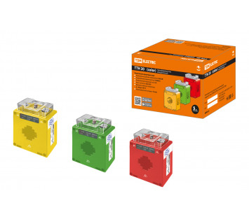 Трансформатор тока измерительный ТТН  30/250/5-5VA/0,5-Р (3 шт., color) TDM