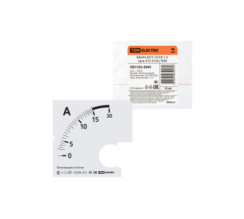 Шкала Ш72   15/5А-1,5 (для А72 Х/5А) TDM