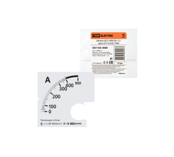 Шкала Ш72  400/5А-1,5 (для А72 Х/5А) TDM