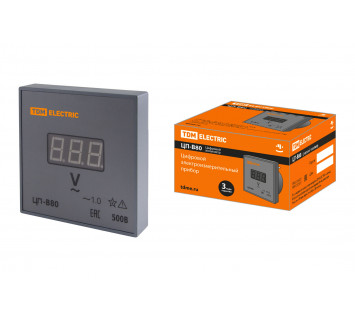 Цифровой вольтметр ЦП-В80 500В-1,0 (без поверки) TDM
